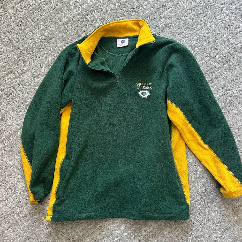 NFL Green and Gold Fleece Top